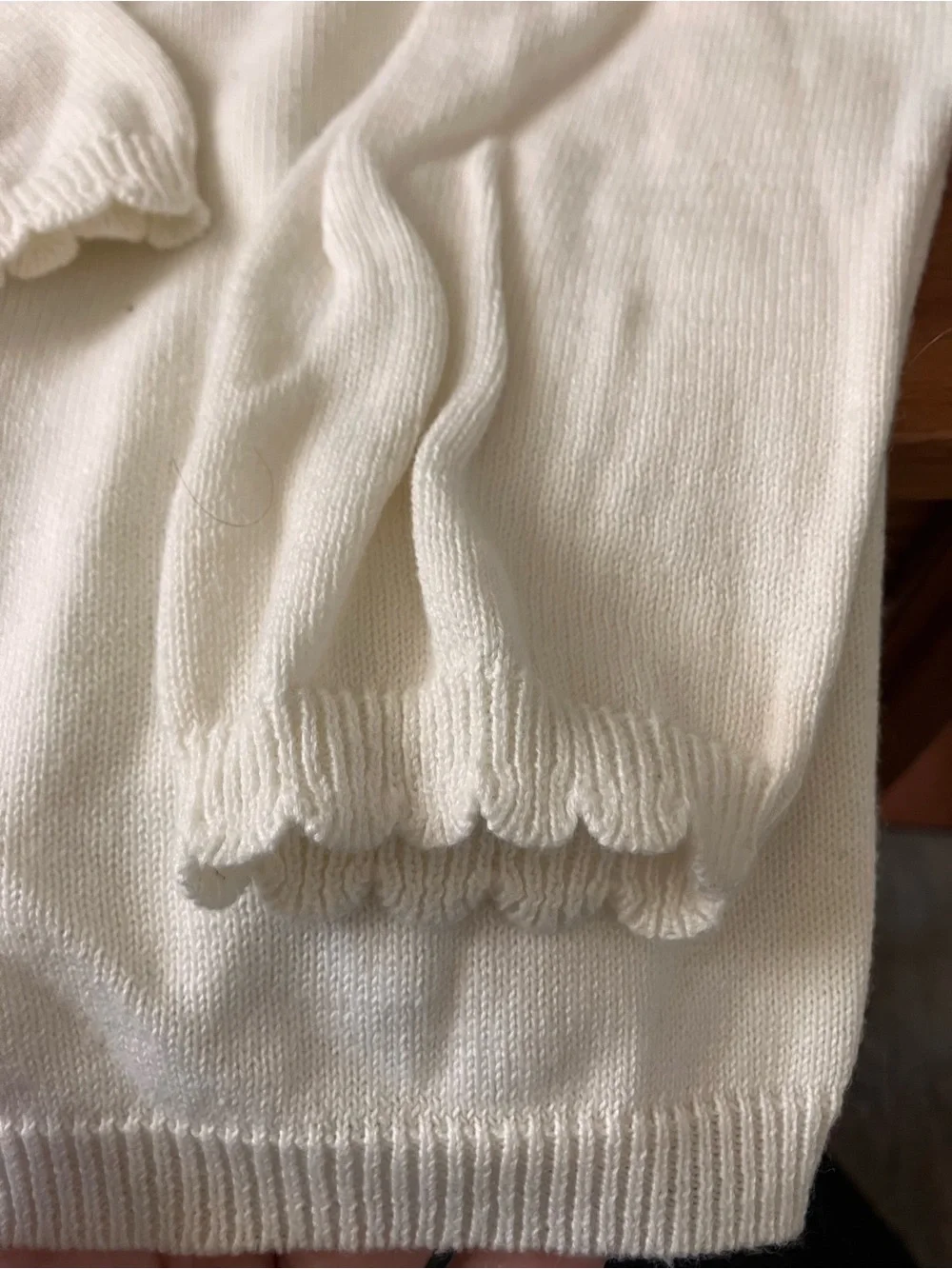 Gymboree Cream Turtleneck-Style Crewneck Sweater